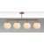 Fasettert taklampe 10436 - Vintage/hvit