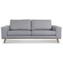 Stockholm 3-seters sofa - Gr/Eik