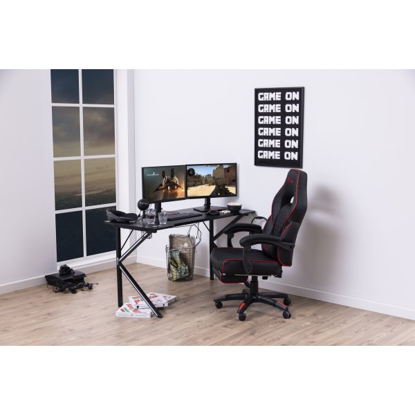 Ninja Desktop | databord - grå (140 cm) Ninja Desktop | databord - grå (140 cm)