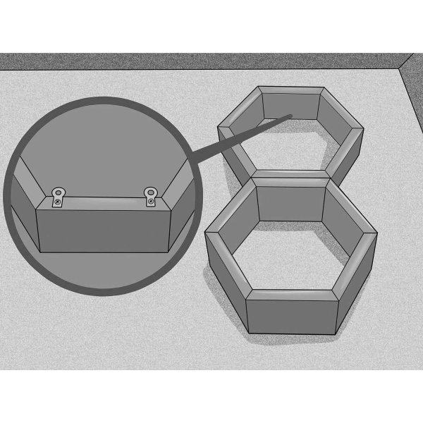 Rafa vegghylle 109 - Valnøtt Rafa vegghylle 109 - Valnøtt