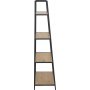 Seaford stigehylle 77x138 cm - Eik/sort