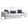 Nikea 3-seters sovesofa - Gr