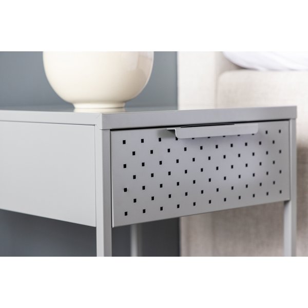 Nattbord fra Sacramento - lysegrå Nattbord fra Sacramento - lysegrå