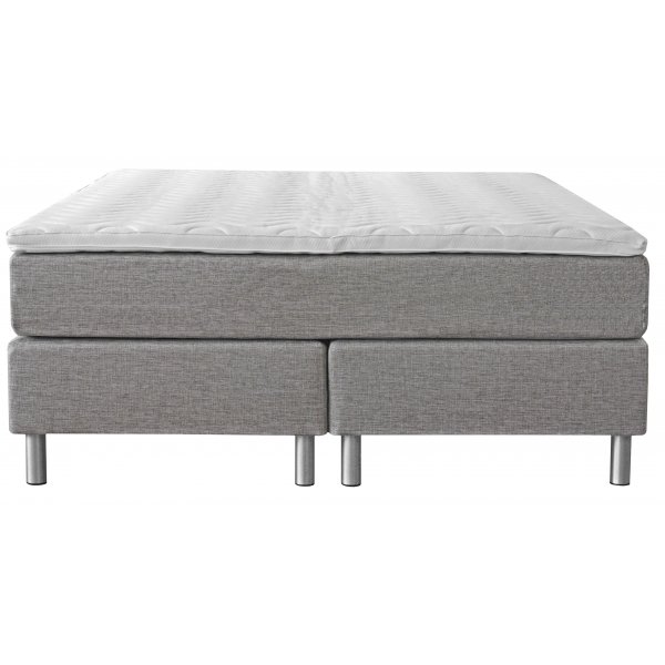 Diva kontinentalseng 7-sone pocket (Lysegrå) inkludert hodegjerde - Valgfri bredde Diva kontinentalseng 7-sone pocket (Lysegrå) inkludert hodegjerde - Valgfri bredde