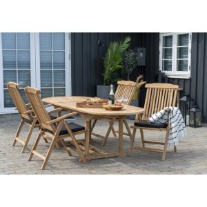 Matbord i massiv teak 90x180-240 cm - Saltö Matbord i massiv teak 90x180-240 cm - Saltö