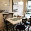 Kundebilde Linköping Pinnesofa kjøkkensofa - sort
