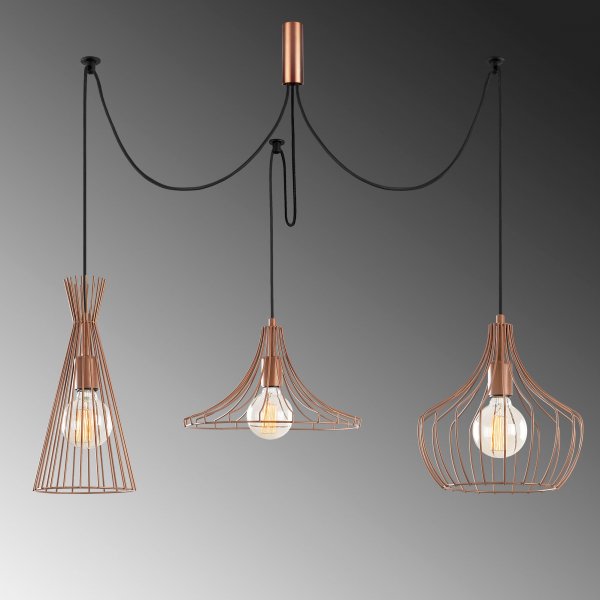 Mezo taklampe N-1292 - Kobber