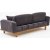 Reims 3-seters sofa - Antrasitt