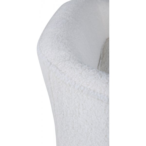 Moon barnesofa - Hvit teddy