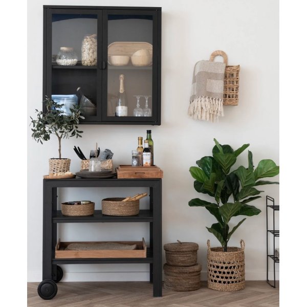 Taormina serveringsvogn - Svart Taormina serveringsvogn - Svart