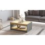 Luvio salongbord 16 - Eik/Slv