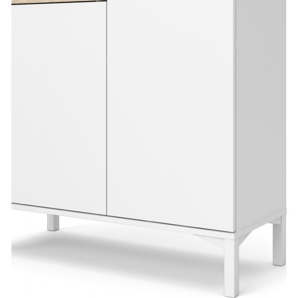 Roomers skap - Hvit/eik Roomers skap - Hvit/eik