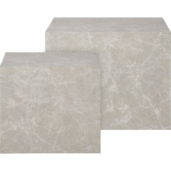 Praha salongbord sett - Marmor look Praha salongbord sett - Marmor look