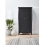 Barokk garderobe med 2 drer - Kaffe
