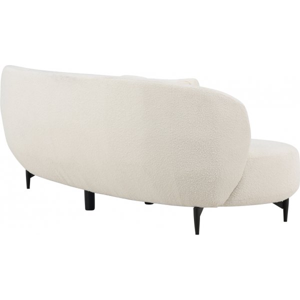 Luna 3-seters sofa - Sort/Hvit Luna 3-seters sofa - Sort/Hvit