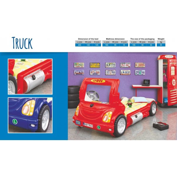 Truck Antonio sprinkelseng - Alle farger! Truck Antonio sprinkelseng - Alle farger!