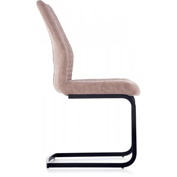 Floretta spisestol - Mørk beige/svart Floretta spisestol - Mørk beige/svart