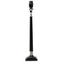 Bordlampe classik H56 cm - Svart / Slv