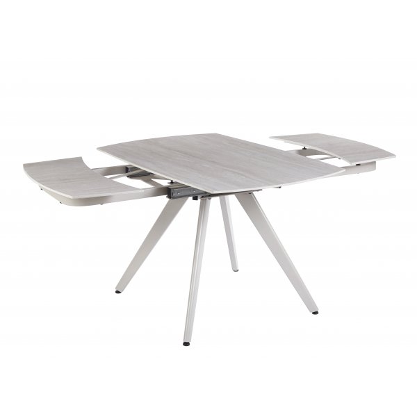 Saturnus spisebord uttrekkbart 120 til 180 cm - Beige travertin