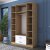 Bardo garderobe 140 x 51,5 x 210 cm - Valntt/hvit