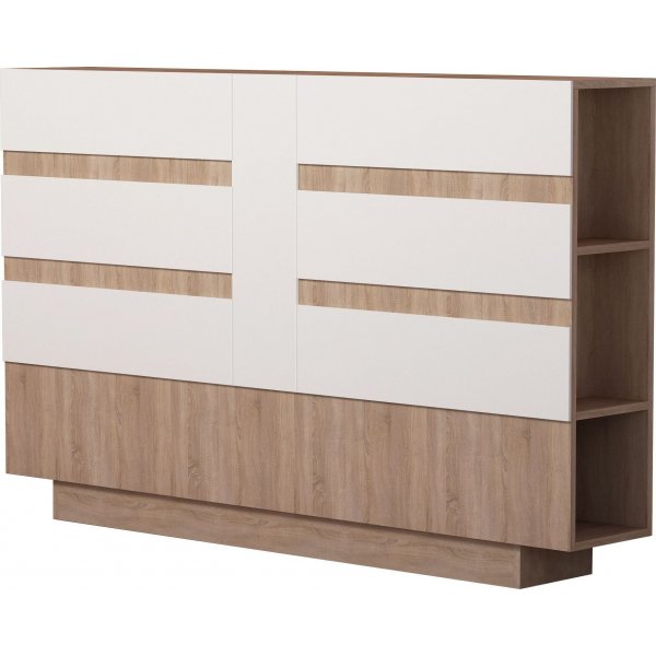 Eddo hodegjerde - Sonoma eik/hvit Eddo hodegjerde - Sonoma eik/hvit