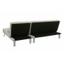 Sovesofa med divan i beige flyel