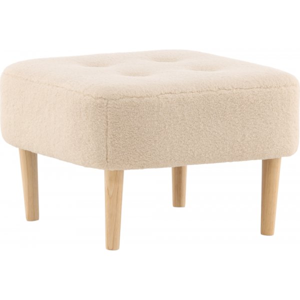 Salina puff - Hvit fleece