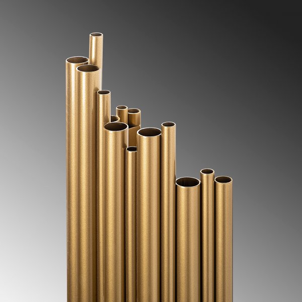 Vegglampe i gullfinish - Munnspill