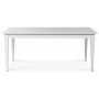 Mozart spisebord 180 cm - Hvit