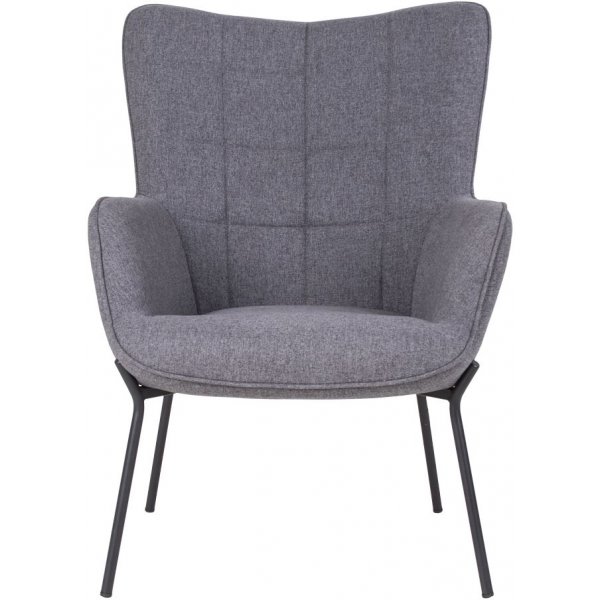 Glasgow lenestol - gr�/svart