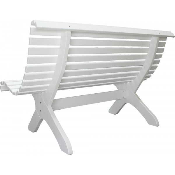 3-seters benk Lillesand - Hvit 3-seters benk Lillesand - Hvit