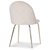 Plaza velvet stol - Beige / Messing
