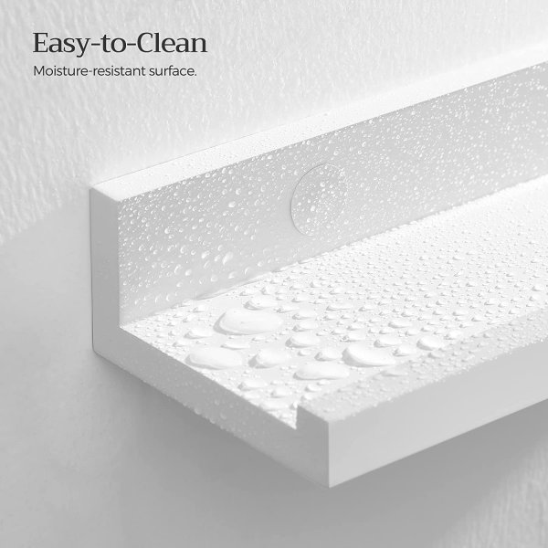 Suwon vegghylle 38 cm, 3-pakning - Hvit