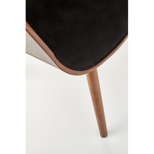 Cadeira lenestol 396 - Sort/valnøtt Cadeira lenestol 396 - Sort/valnøtt