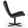 Spekerd designer lenestol - Mrkegr (Flyel) / Svart + Flekkfjerner for mbler