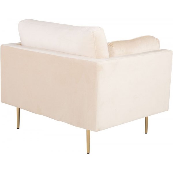 Lenestol Savanna - Beige (Fløyel) / Messingben Lenestol Savanna - Beige (Fløyel) / Messingben