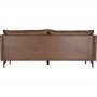 Harpan 3-seter sofa - Brun kolr + Tekstilrens for mbler
