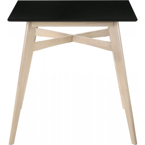 Florence barbord 90x90 cm - Whitewash/sort