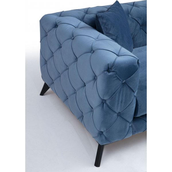 Como 2-seters sofa - Blå Como 2-seters sofa - Blå