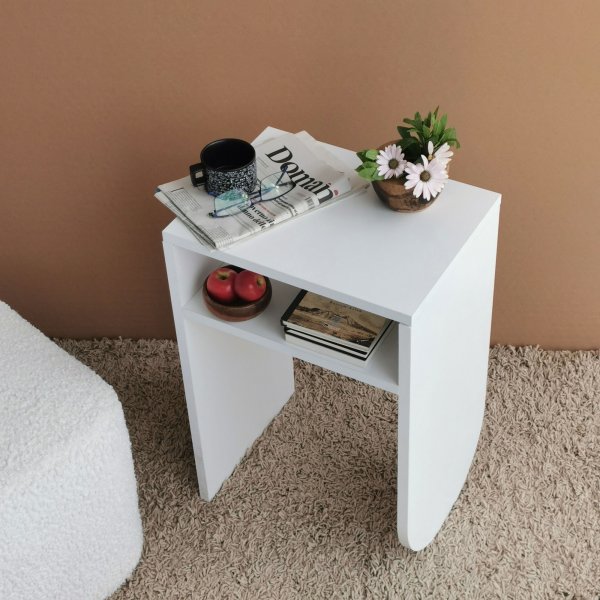 Dagny sidebord - Hvit