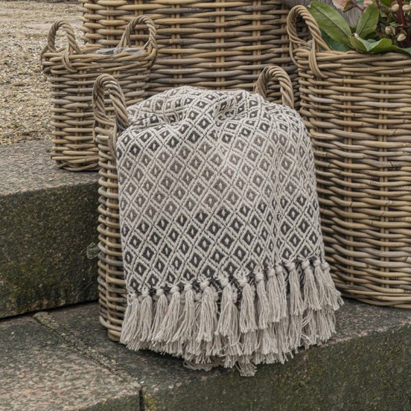 Alanya rutete Brun/Beige/Hvit 130 x 180 cm Alanya rutete Brun/Beige/Hvit 130 x 180 cm