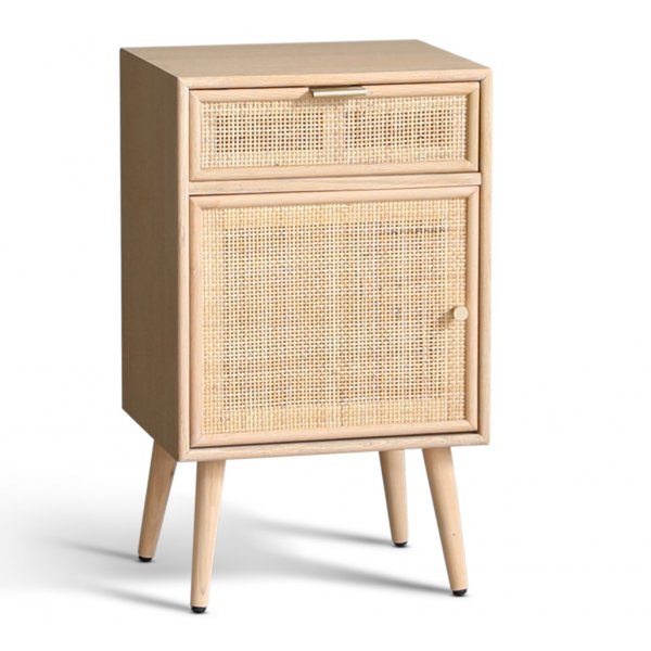 Nattbord i rotting/eik - Stockholm + Flekkfjerner for møbler Nattbord i rotting/eik - Stockholm + Flekkfjerner for møbler