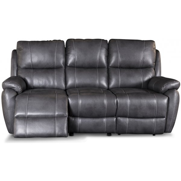 Enjoy Hollywood recliner sofa - 3-seter (el) i grtt kunstskinn