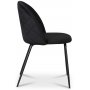 Plaza velvet stol - Svart
