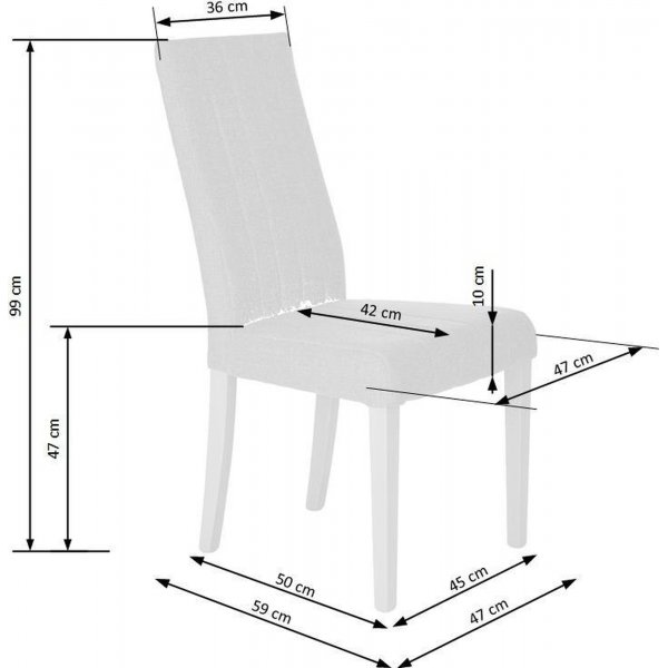 Stol Heather - Grå Stol Heather - Grå