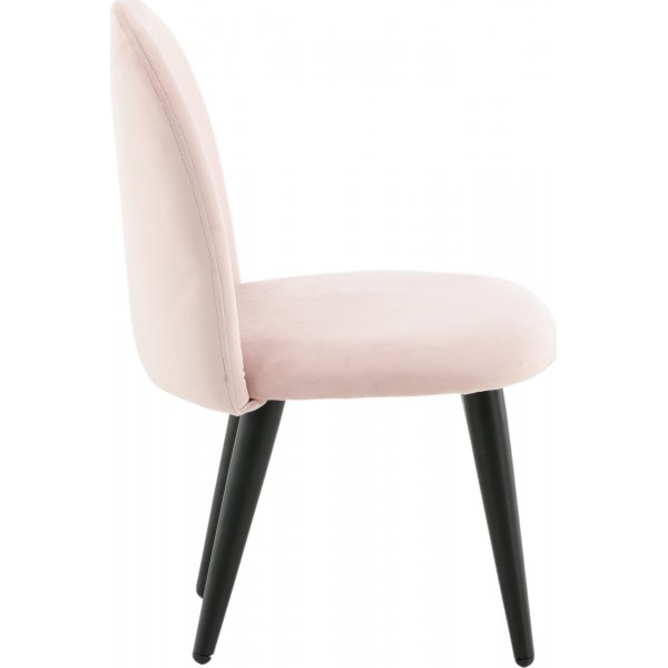 Alice spisestol XXS - Rosa fløyel Alice spisestol XXS - Rosa fløyel