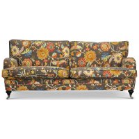 Savoy 3-seters sofa med blomsterstoff - Havanna Brown Savoy 3-seters sofa med blomsterstoff - Havanna Brown