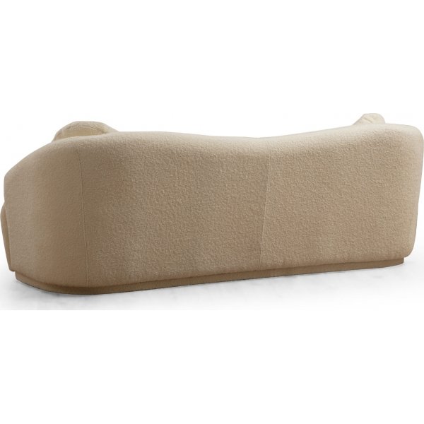 Ancona 3-seters sofa - Kremhvit