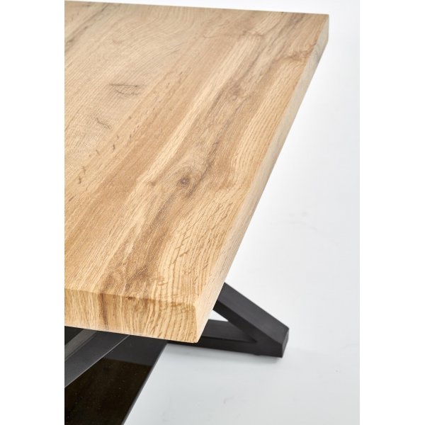 Catja salongbord 60 cm - Eik/sort