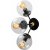 Gondol vegglampe 3022 - Sort